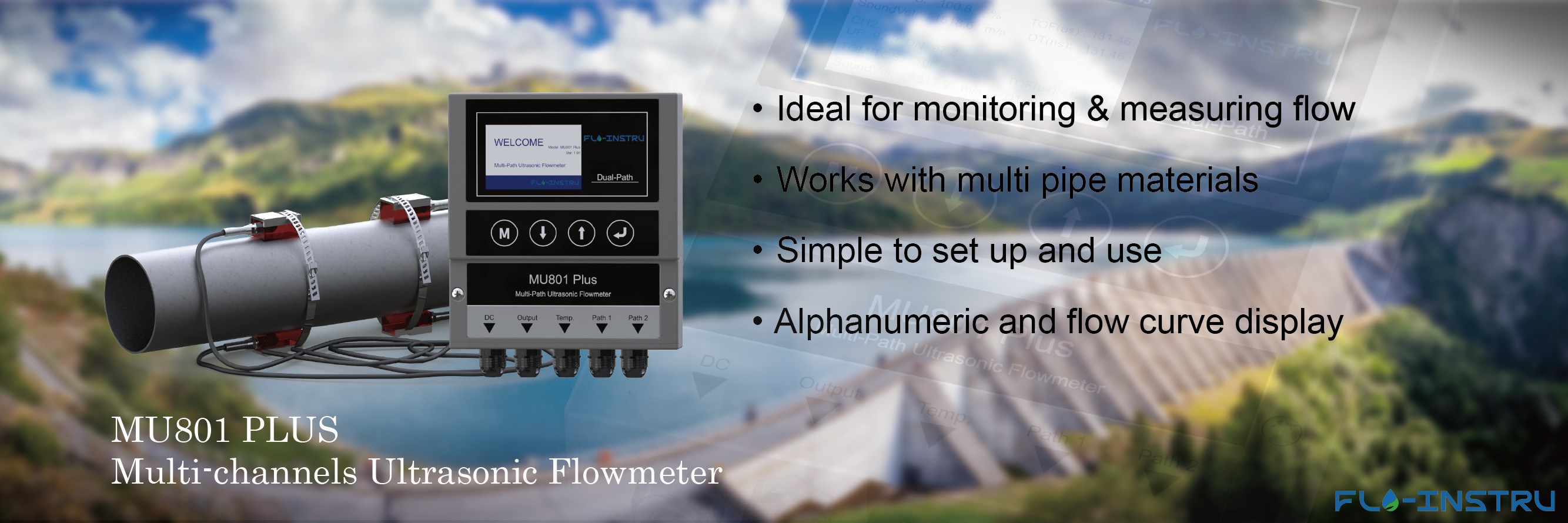 Качественный Струбцин-на ультразвуковом счетчике- расходомере Фабрика