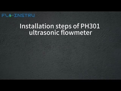 Как установить струбцин-на/портативный ультразвуковой измеритель прокачки?